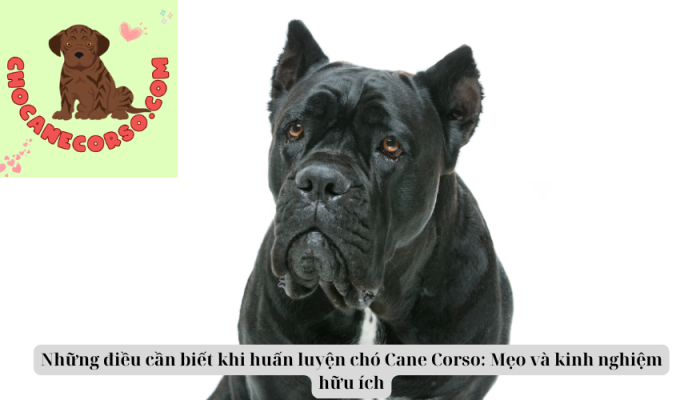 Những điều cần biết khi huấn luyện chó Cane Corso: Mẹo và kinh nghiệm hữu ích