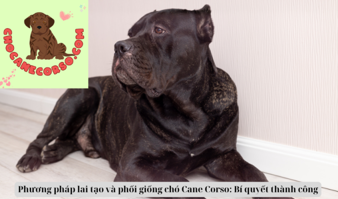 Phương pháp lai tạo và phối giống chó Cane Corso: Bí quyết thành công